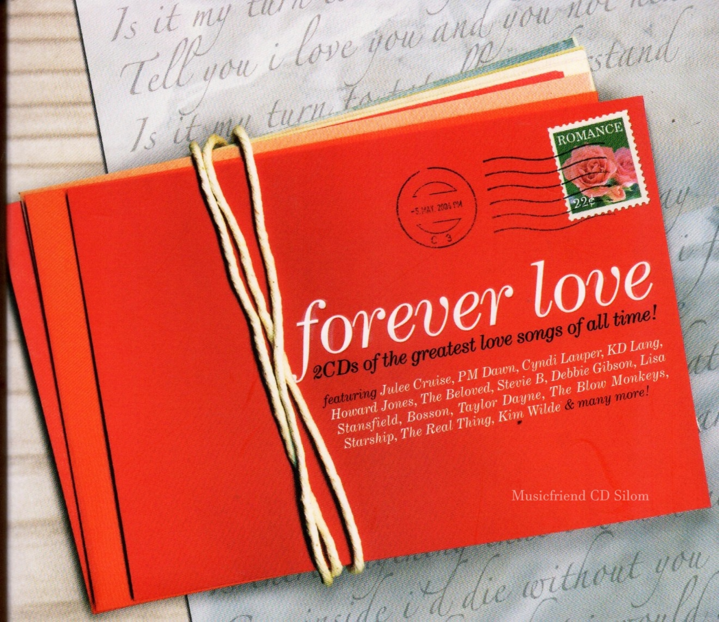 CD,Forever Love - Of the greatest love songs of all time (2CDs)(2004)(Various Artists)(Singapore)