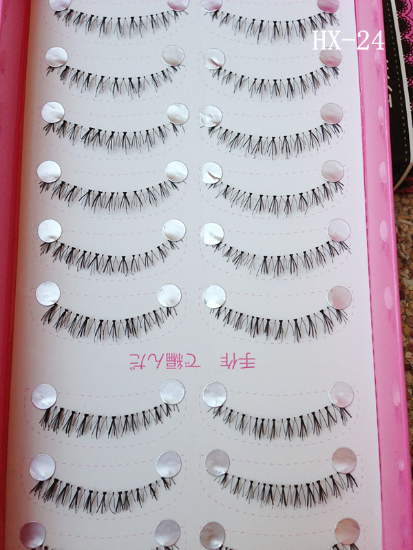 HX-24# ขนตาล่างเอ็นใส (ราคาส่ง) ขั้นต่ำ 15 เเพ็ค คละเเบบได้