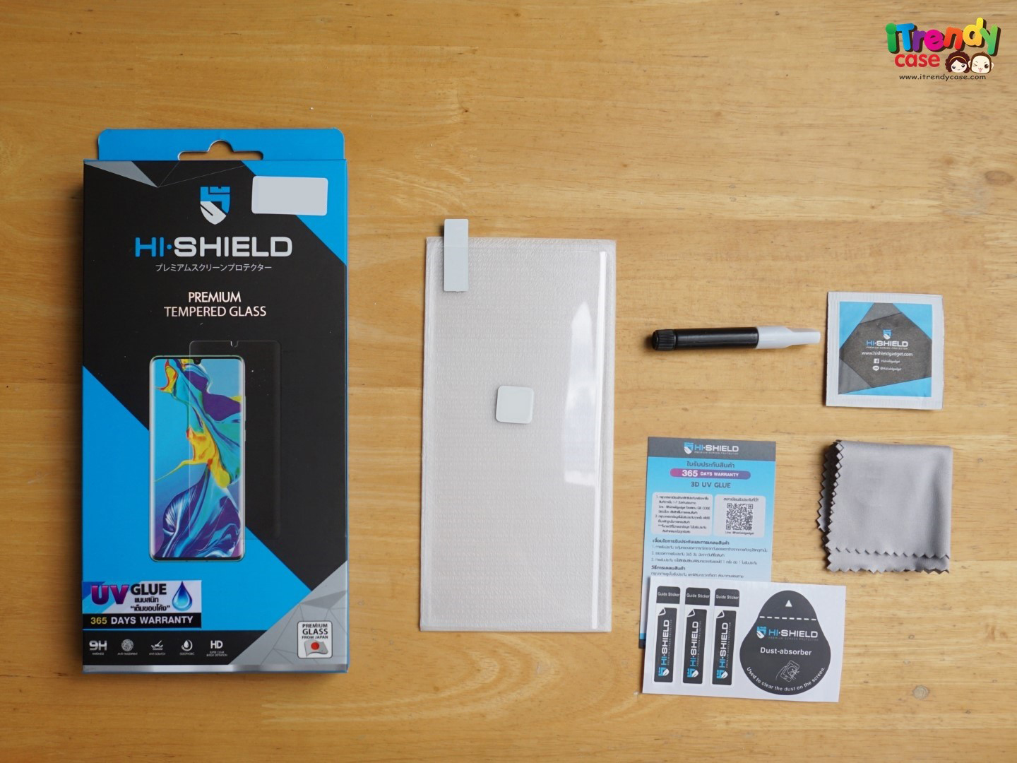 Hishield 3D UV GLUE มีประกัน UV Selected กระจกนิรภัย กาวยูวี ไฮชิลด์ ใช้สำหรับ Vivo X200 Pro Vivo V27 5G ใบกำกับภาษี