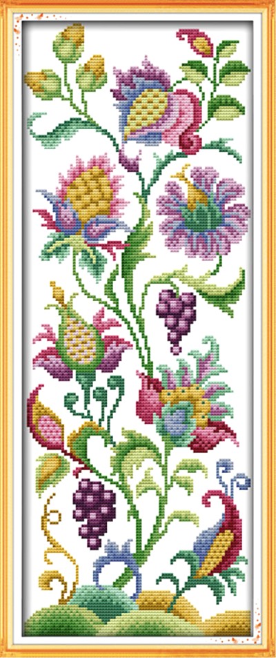 ชุดปักจีน Abstract Flower