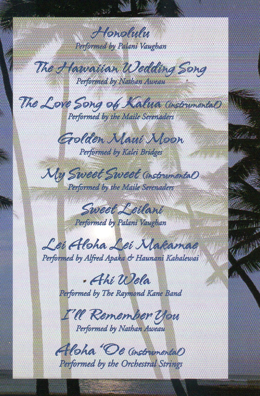 CD,Love Songs of the Islands Sun Trips Hula Records (Various Artists)(2001)