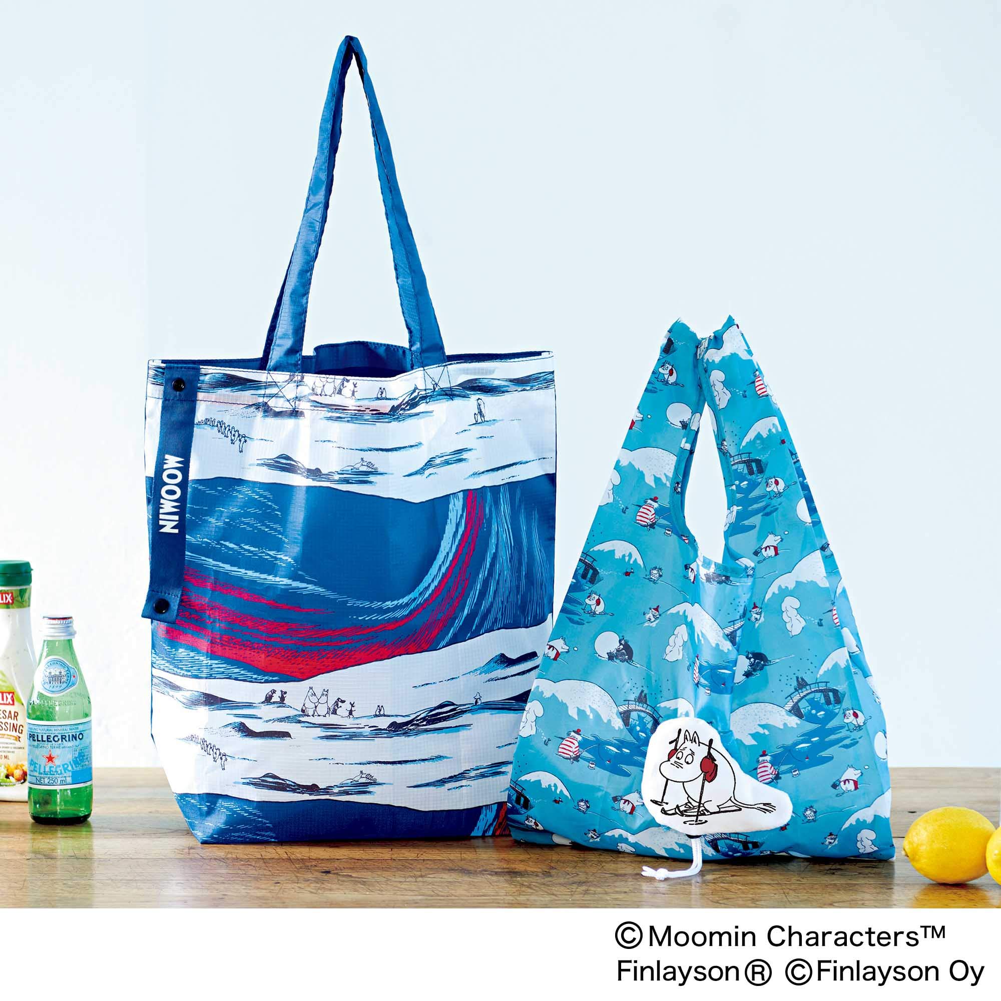 🟢พร้อมส่ง ชุดกระเป๋า Moomin x Finlayson Eco Bag 2 แบบ
