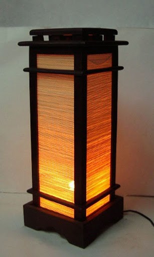 Wooden Table Lamp โคมไฟไม้แบบตั้งโต๊ะ