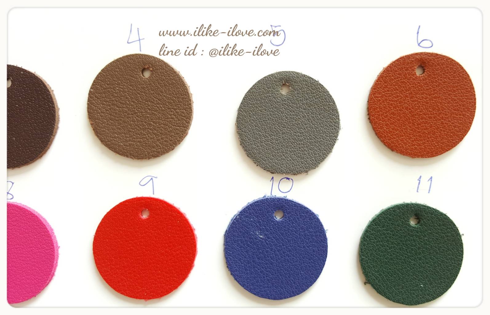 แท็กห้อยกระเป๋าหนัง#805