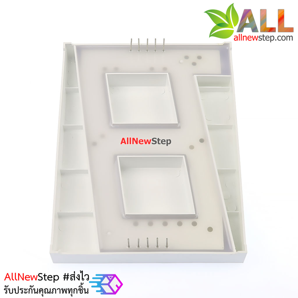 7 segment 5 นิ้ว ตัวเลข 7 segment ขนาด 5 นิ้ว 1 หลักแบบไฟลบร่วม 50101AS สีแดง