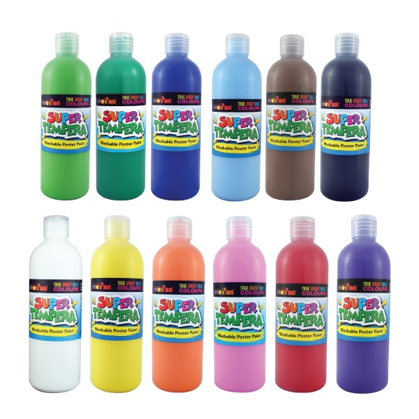 สี FAS Super Tempera 500 ml (สีโปสเตอร์)