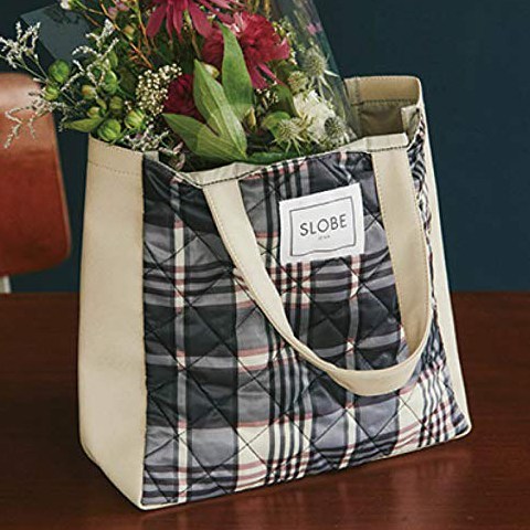 (มีซองแพคเกจไม่มีกล่อง) SLOBE IENA Tote quilting กระเป๋าถือนารัก หนัง PU+ ผ้าควิลท์