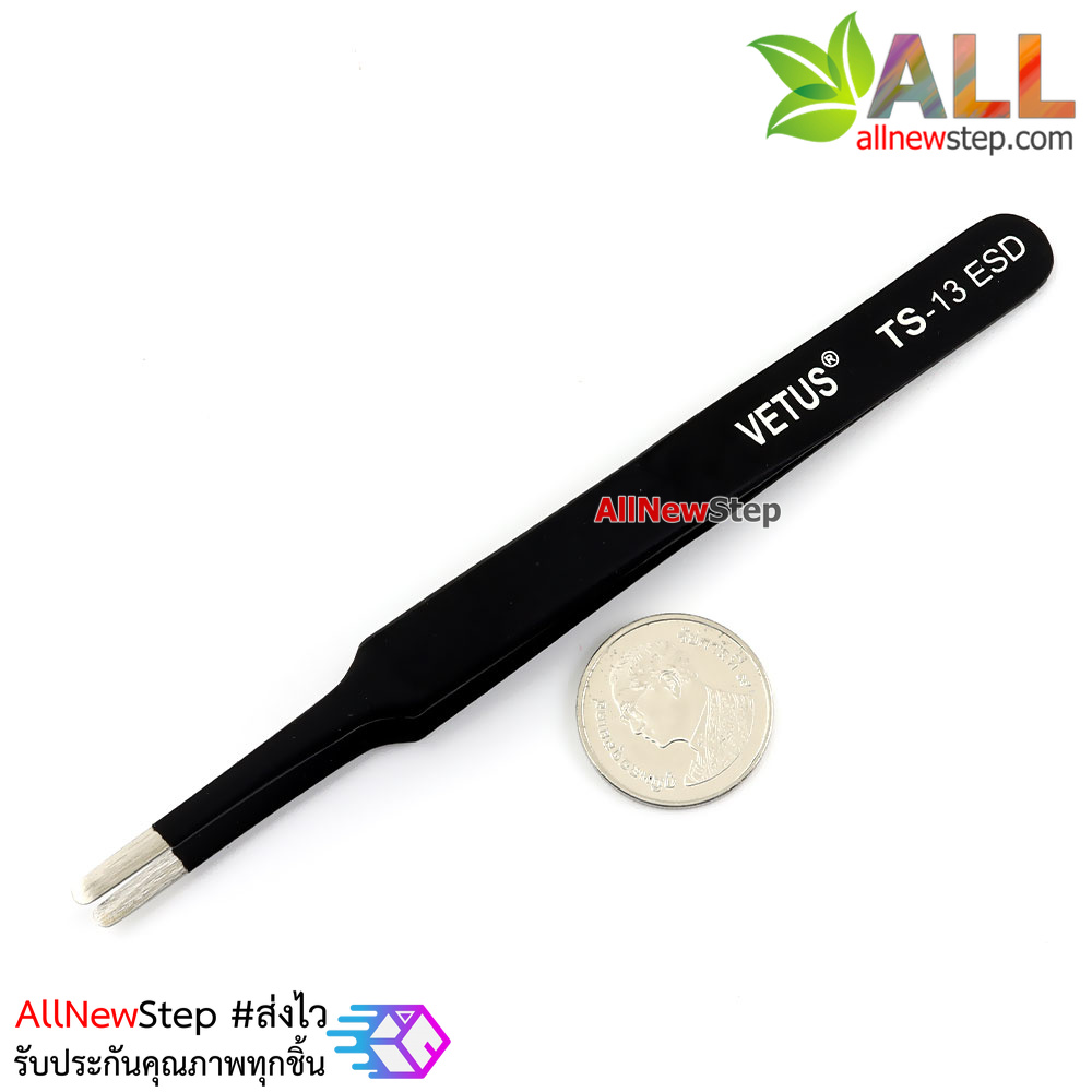 Tweezers ทวิสเซอร์ สำหรับจับอุปกรณ์ รุ่น VETUS TS-12 ESD