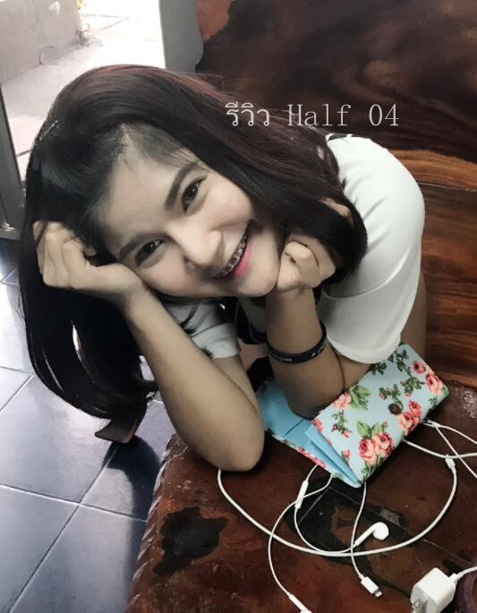 Half 04 วิกครึ่งหัว สวยเป๊ะเหมือนเเบบเลยจ้า ( ทรงผมเเละเส้นผมเหมือนจริงเกือบ 100% )