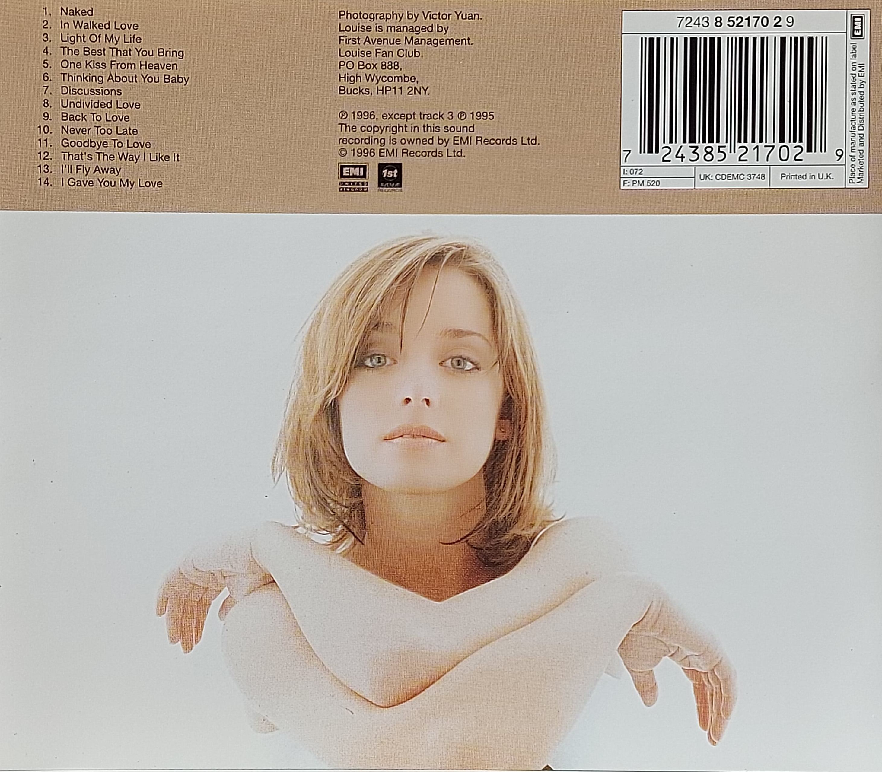Used CD,Louise - Naked (A)(1996)(UK)