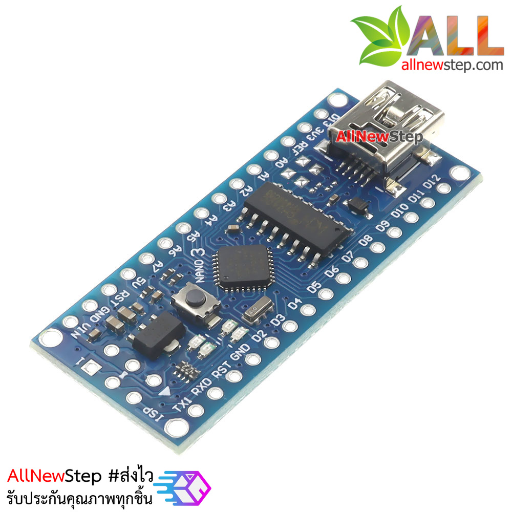 Nano 3.0 Atmega168 ชิฟ USB CH340 ยังไม่บัดกรีขา Arduino Compatible