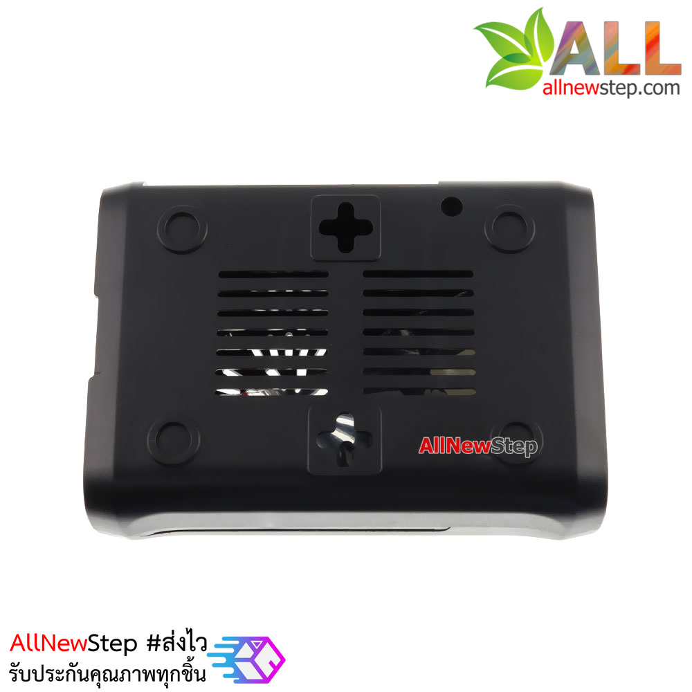 Raspberry Pi 2/3 shell case box black กล่อง เคส Raspberry Pi 2/3 สีดำ ติดพัดลมเพิ่มได้