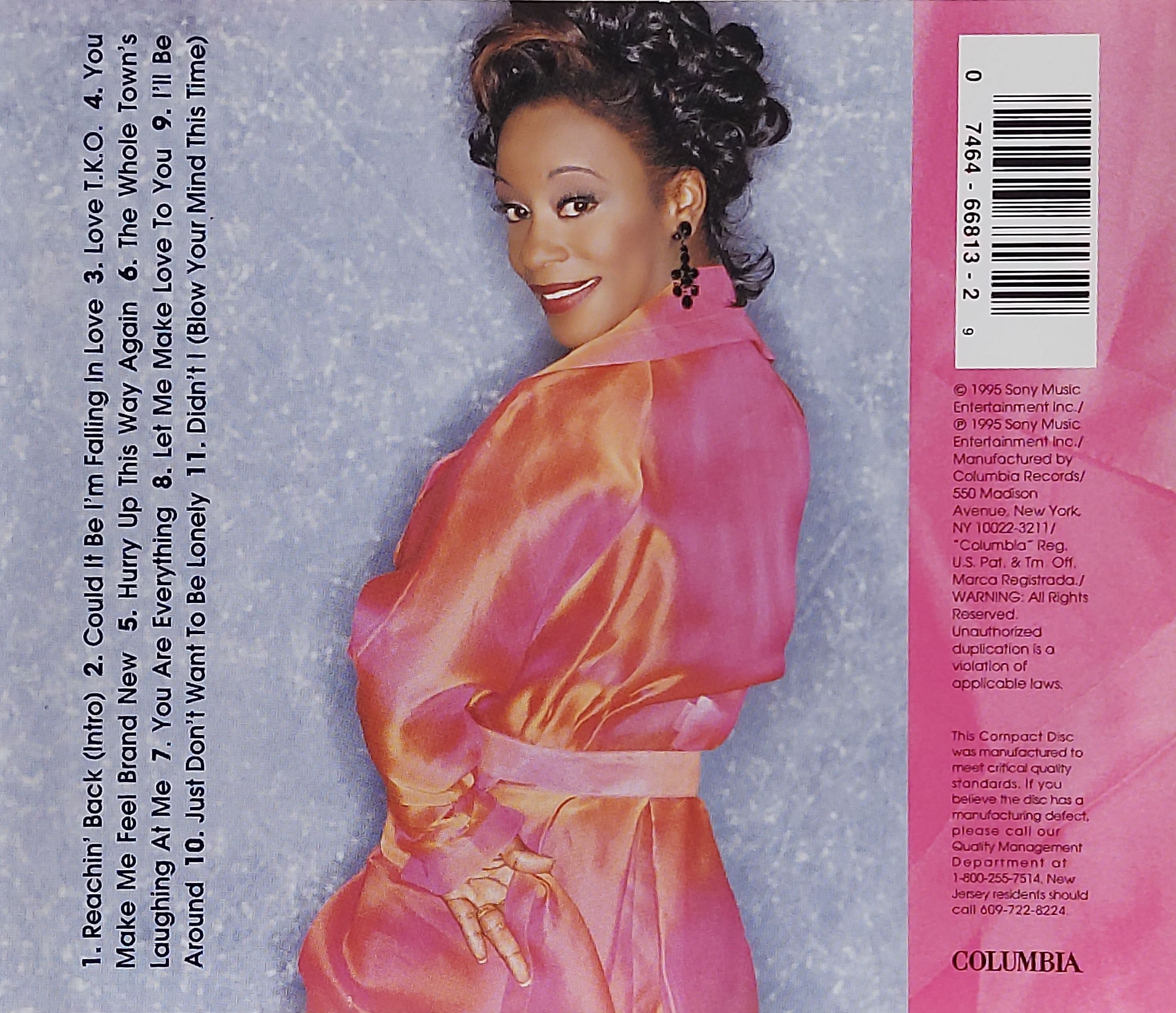 Used CD,Regina Belle - Reachin' Back (A+)(1995)
