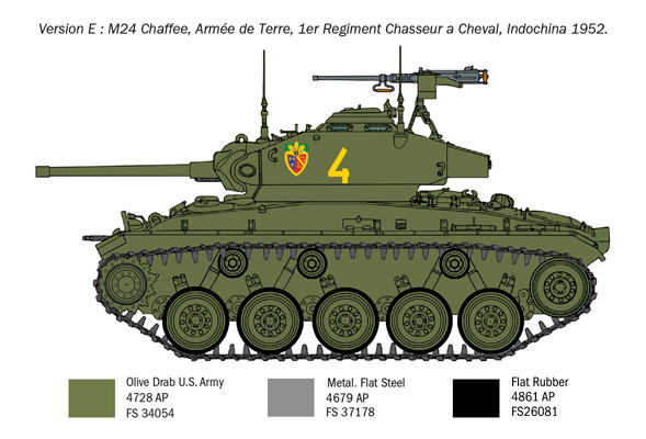 1/35 M24 Chaffee Korean War