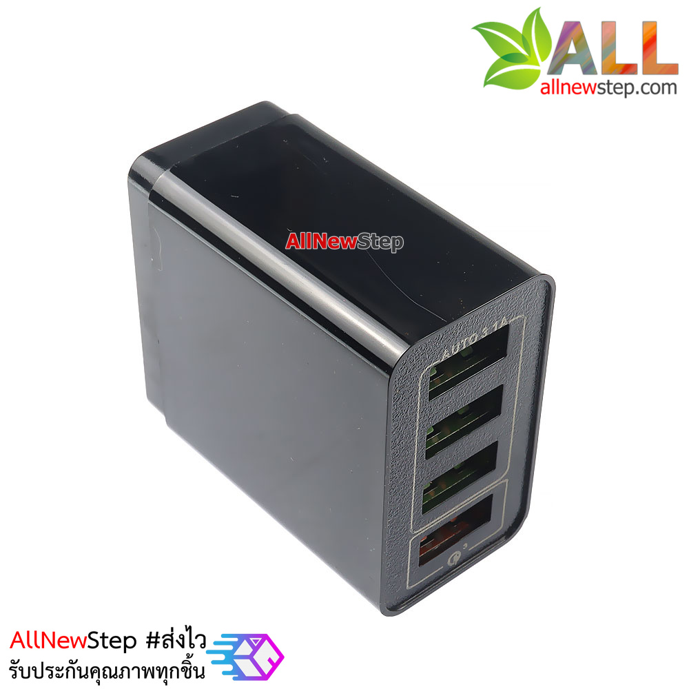 แหล่งจ่ายไฟ 5V 3A 4 ช่อง สำหรับ Arduino NodeMCU ESP8266 ESP32 โทรศัพท์มือถือ รองรับชาร์จเร็ว Fast charger QC3.0 4 USB คละสี