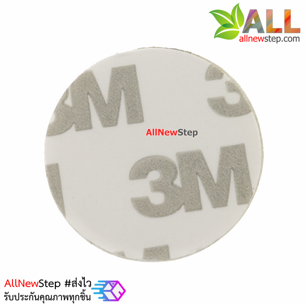 Magnet NdFeB magnet strong magnetic 25x2mm แม่เหล็ก NdFeB ขนาด 25x25mm พร้อมสติกเกอร์