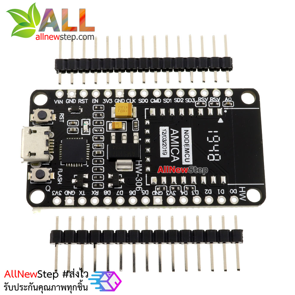 บอร์ด NodeMCU Development board based on ESP8266-12E/12F CP2102