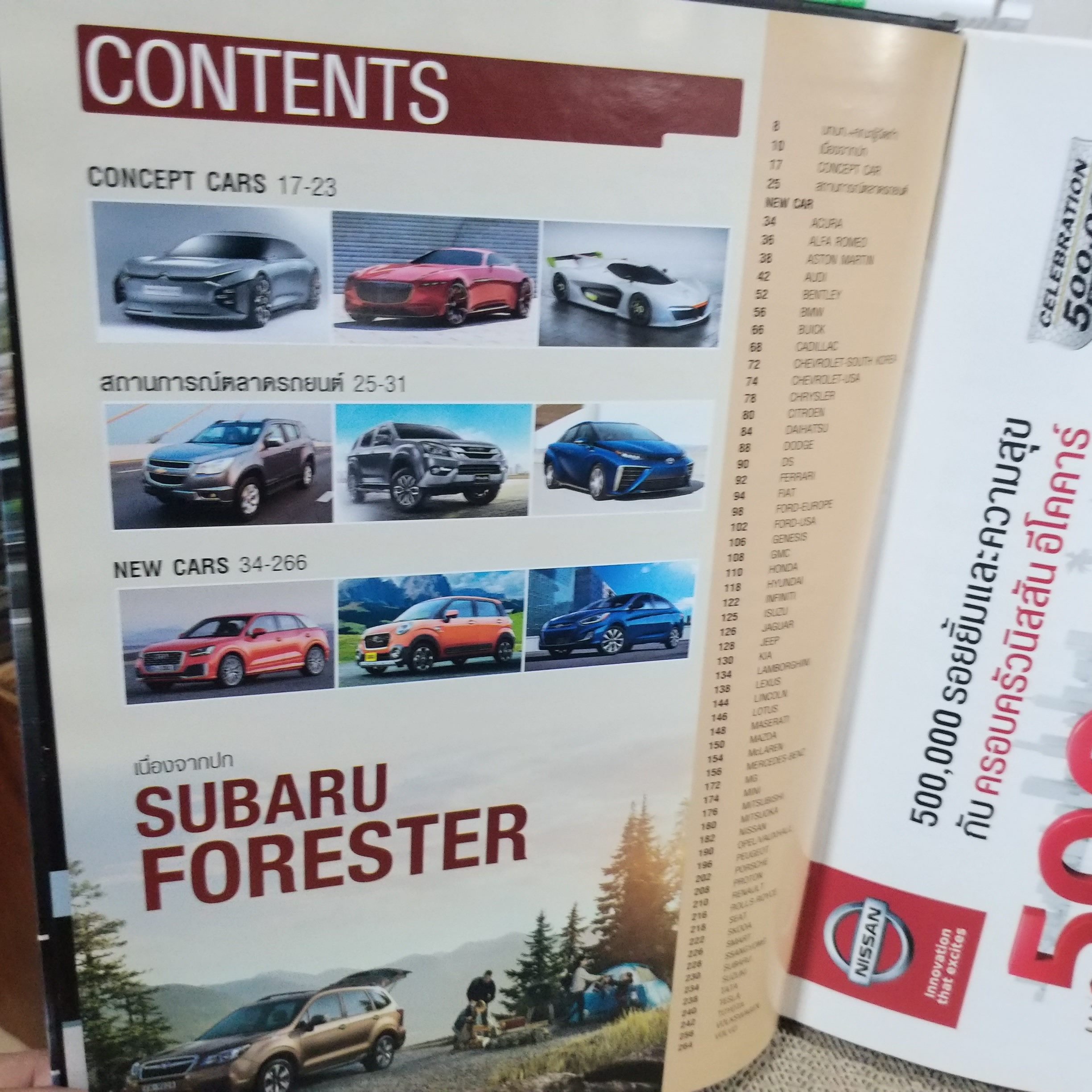 โลกรถยนต์ THE WORLD OF CARS คู่มือรถประจำปี 2560