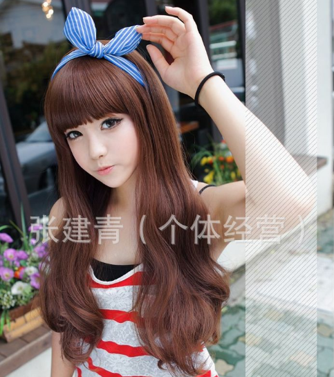 A1002 วิกผมยาวดัดลอน น่ารักมากๆๆ