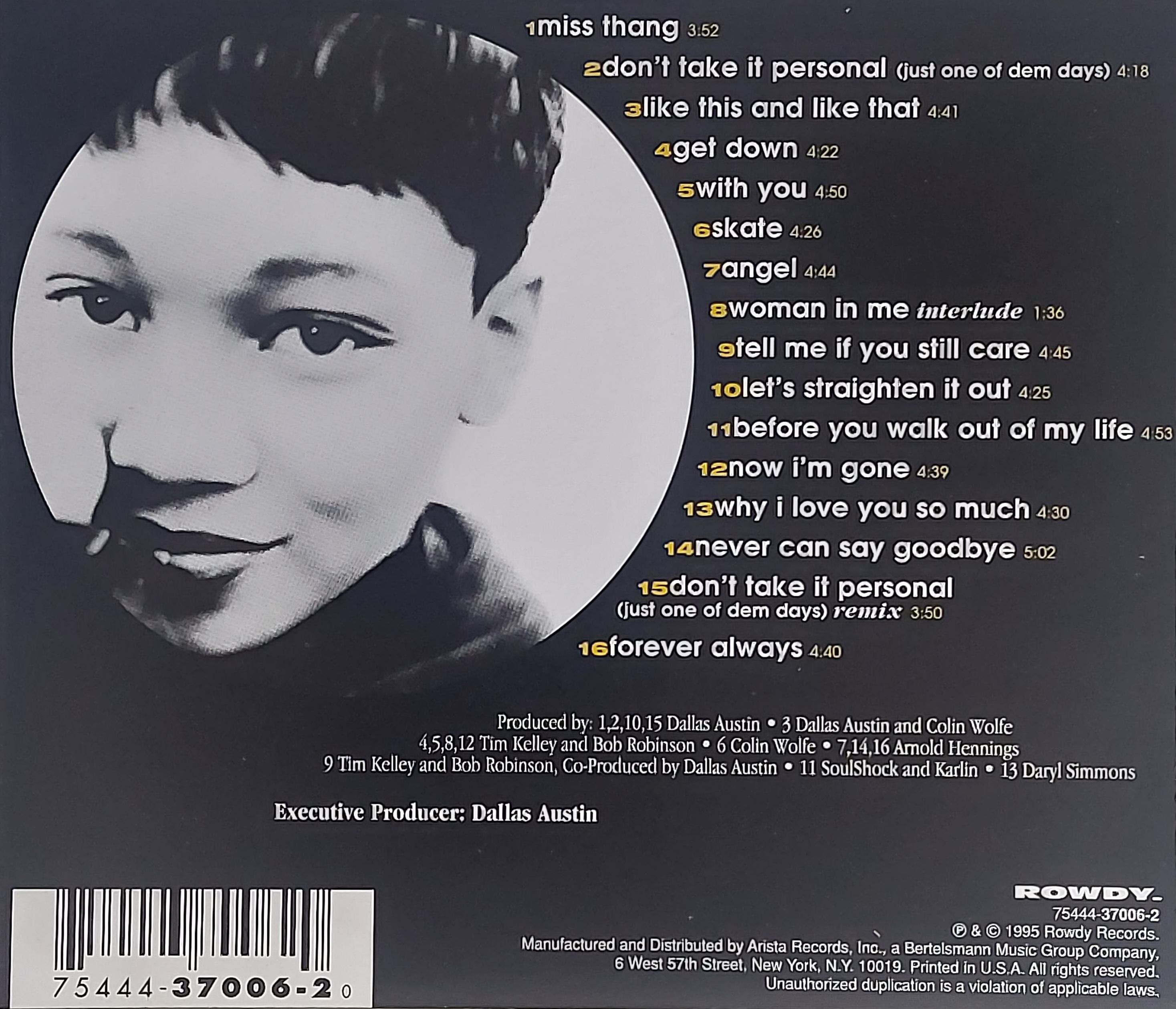 Used CD,Monica - Miss Thang (A)(1995)(USA)