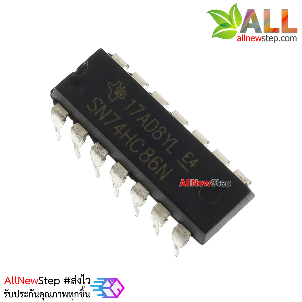 IC 74HC86N Quad 2 input EXCLUSIVE OR gate ไอซีเบอร์ 74HC86N