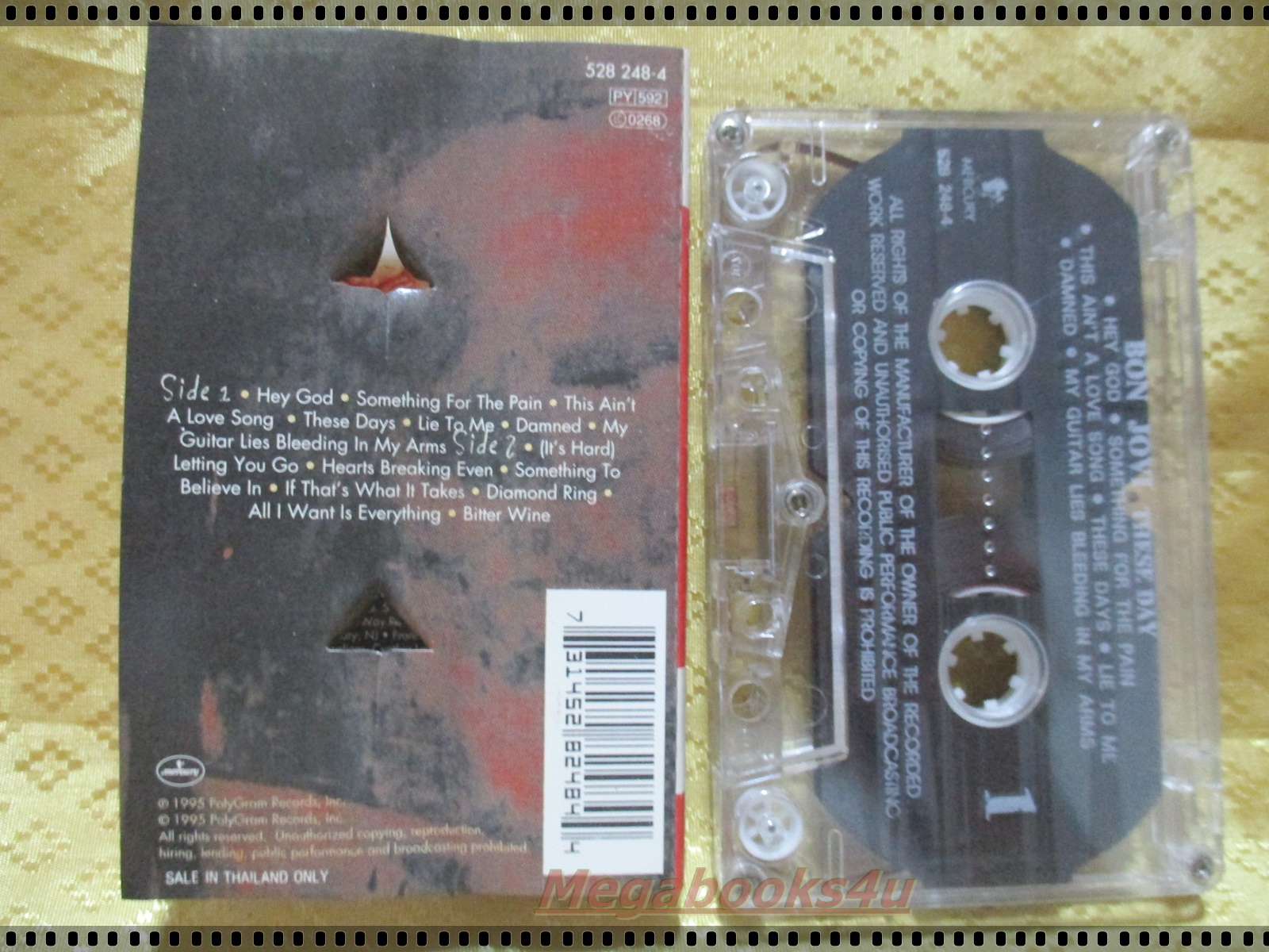 เทปเพลงสากล BON JOVI อัลบั้ม THESE DAYS