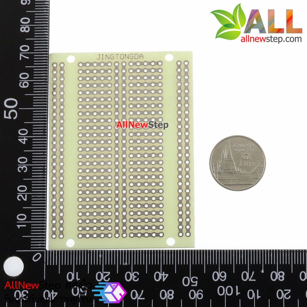 แผ่นปริ๊นอเนกประสงค์ PCB 5x7 ใส 1 ด้าน