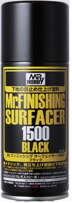 MR. FINISHING SURFACER 1500 BLACK SPRAY 60ml (ดำ)