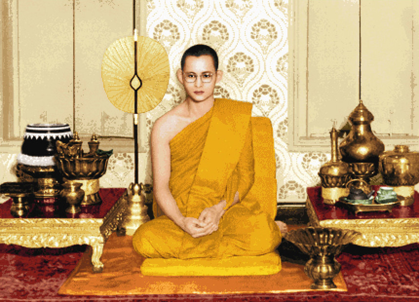 Pinn ในหลวง ร.๙ ทรงผนวช