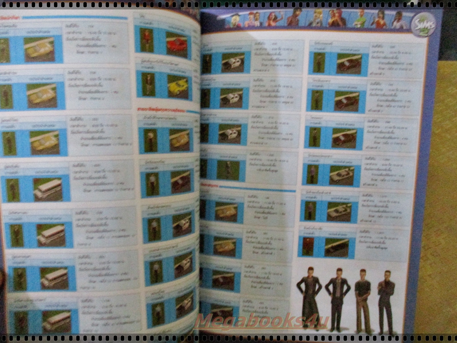 หนังสือคู่มือเกมส์ THE SIMS 2