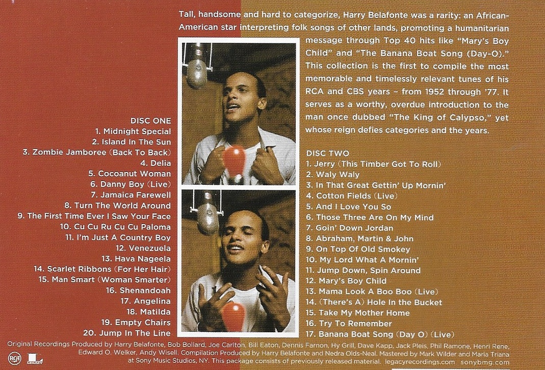 CD,Harry Belafonte - The Essential Harry Belafonte (2CD)(2005)(Thai)