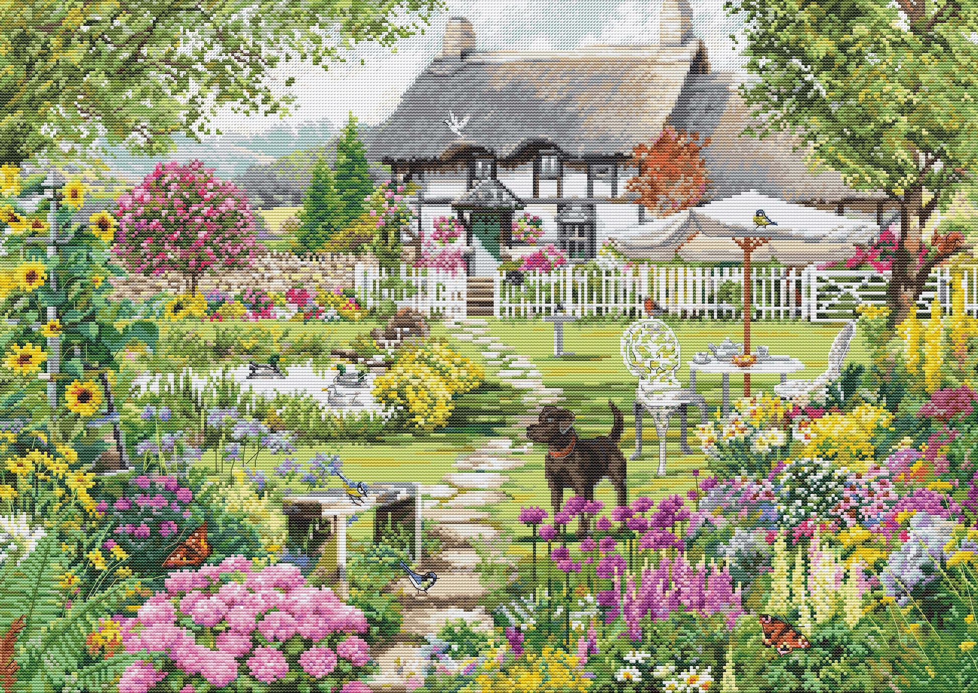 Luca-S ชุดปักครอสติช Cottage Garden