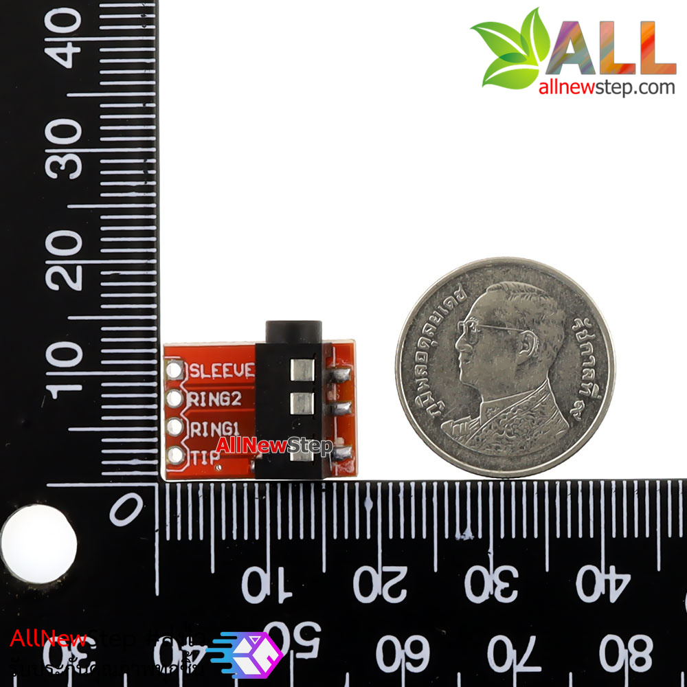 TRRS 3.5mm Jack Breakout บอร์ดแยกสัญญาณจาก Jack หูฟัง