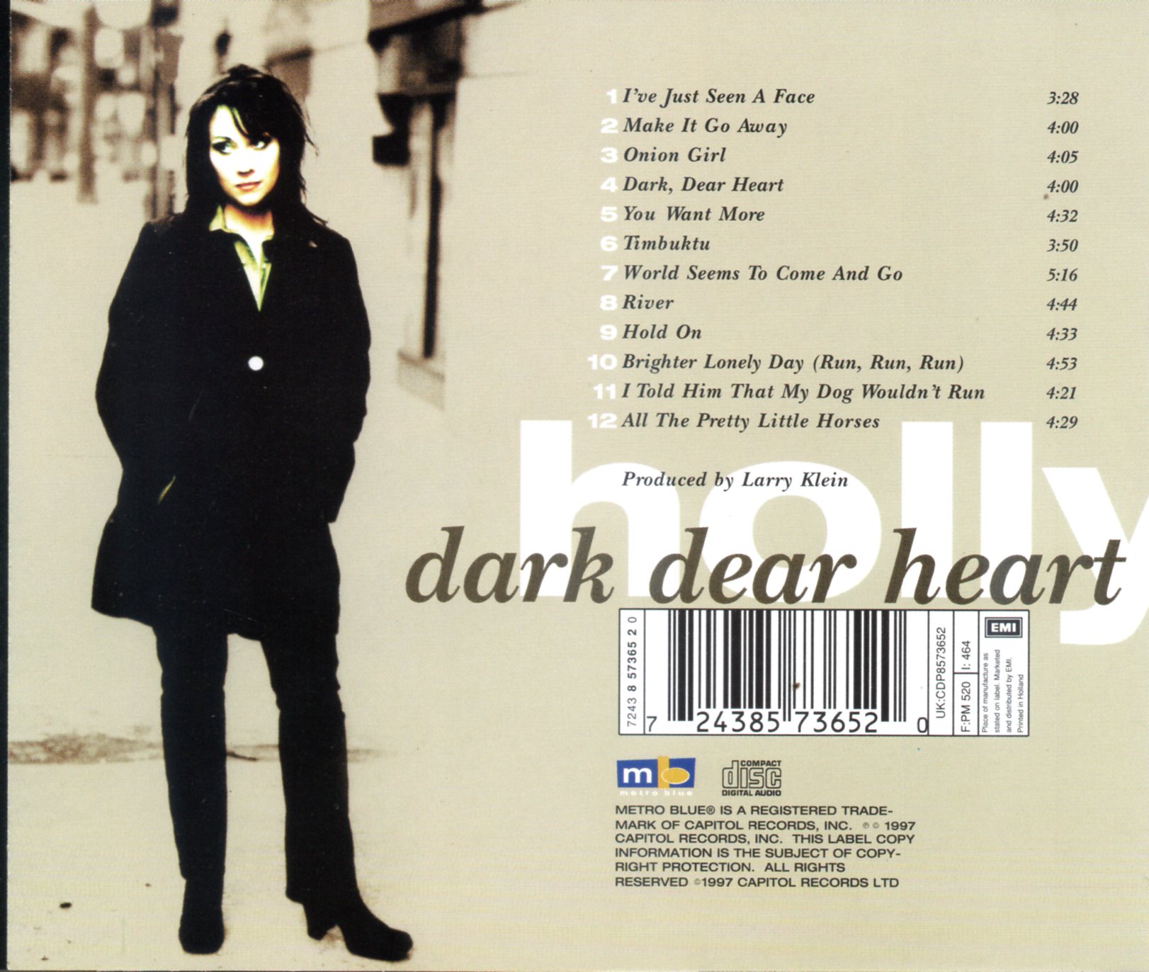 CD,Holly Cole - Dark Dear Heart (1997)