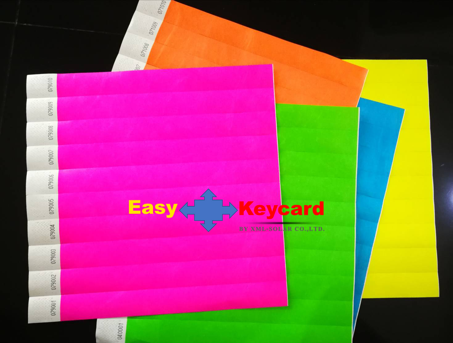 สายรัดข้อมือกระดาษกันน้ำ (สั่งผลิต)