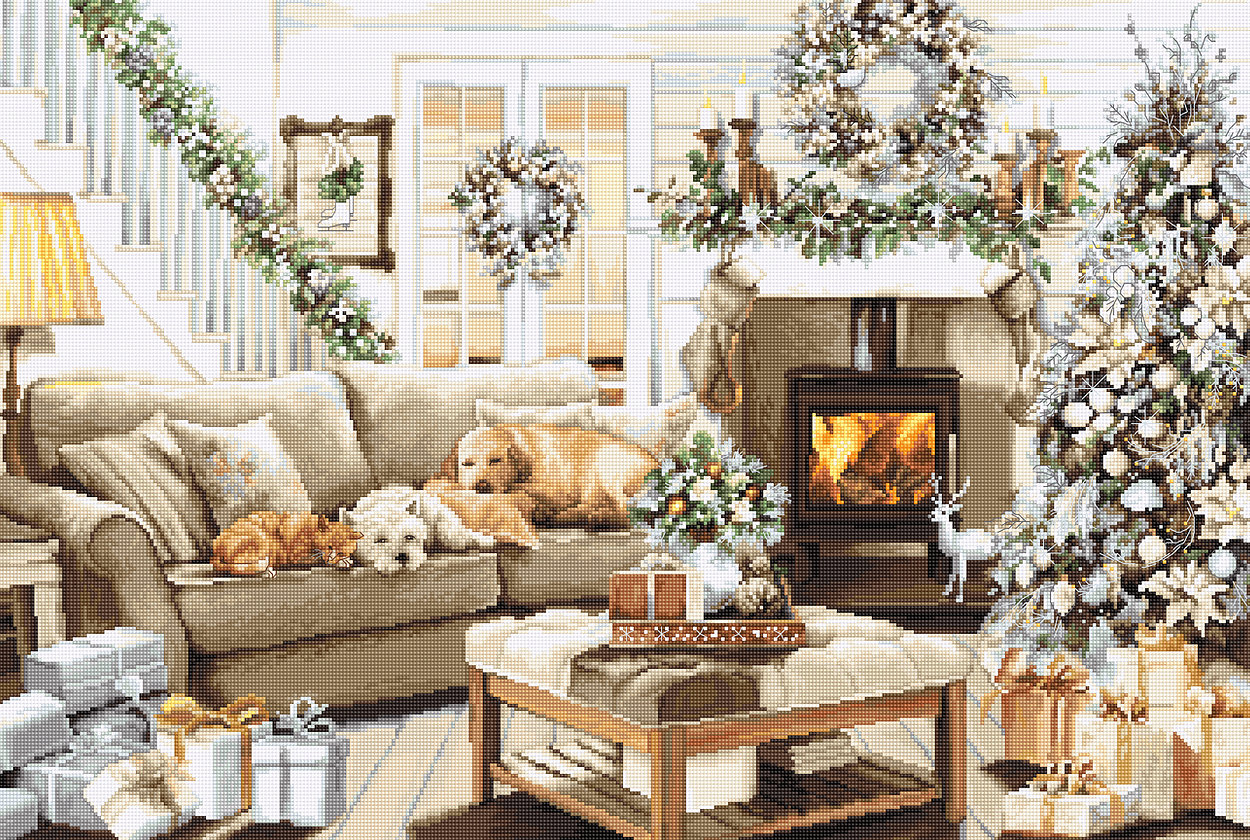 Luca-S ชุดปัก Dreaming of a White Christmas