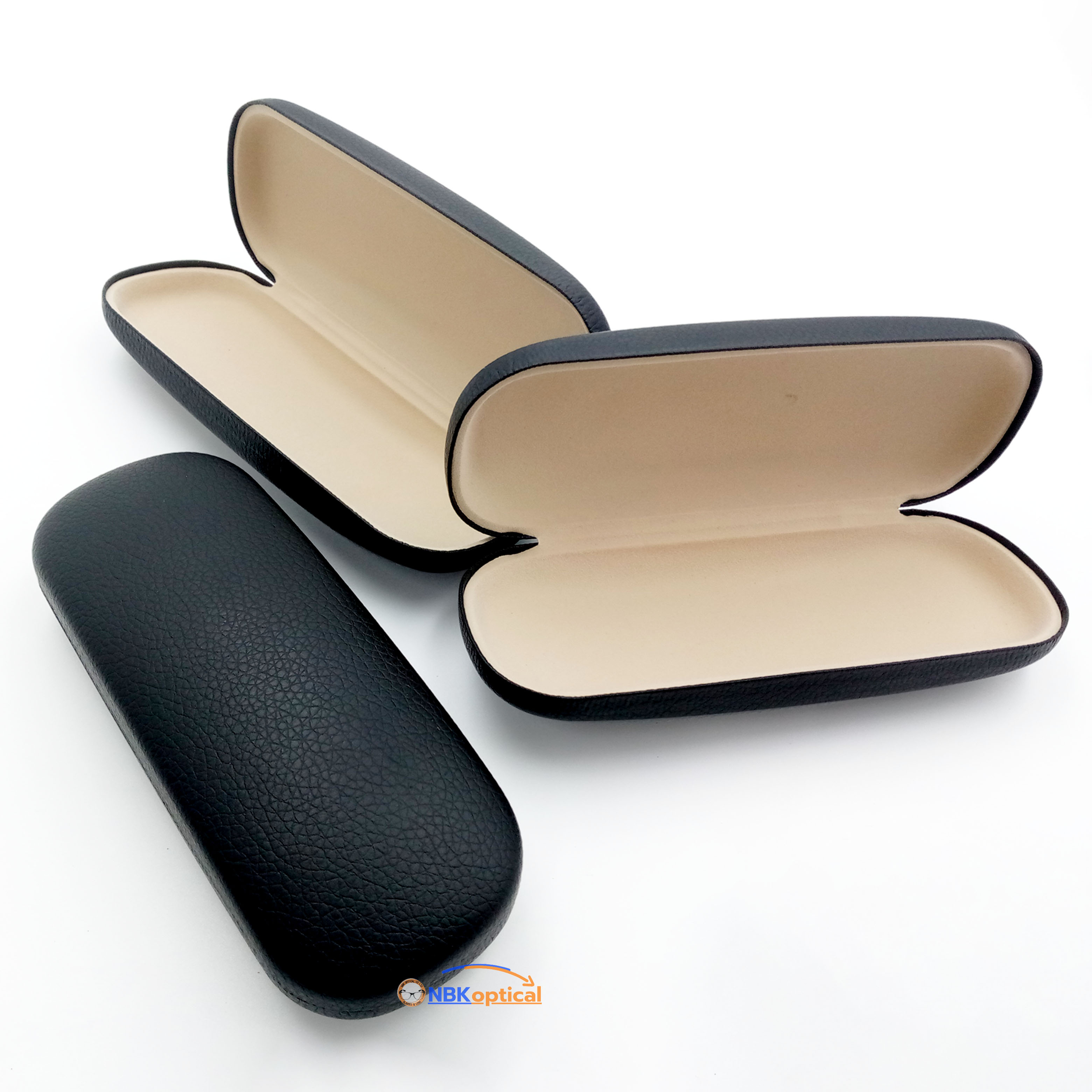 กล่องแว่นตาแบบหนัง (สีดํา)