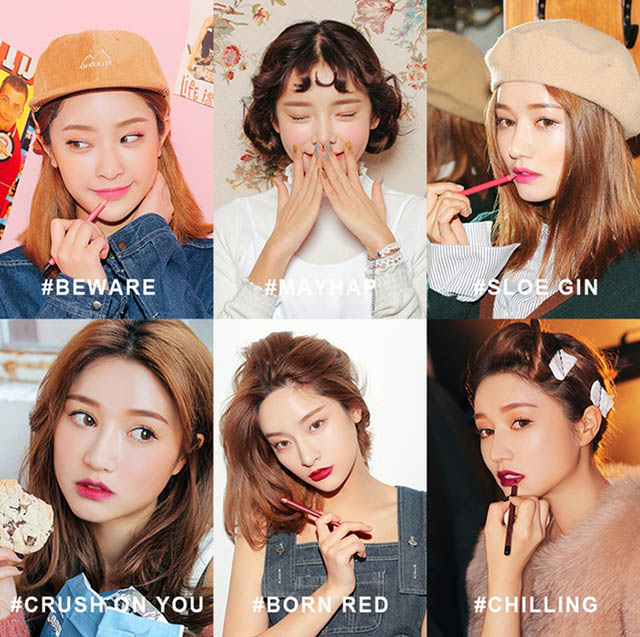 3CE DRAWING LIP PEN KIT เซ็ตลิปดินสอสี