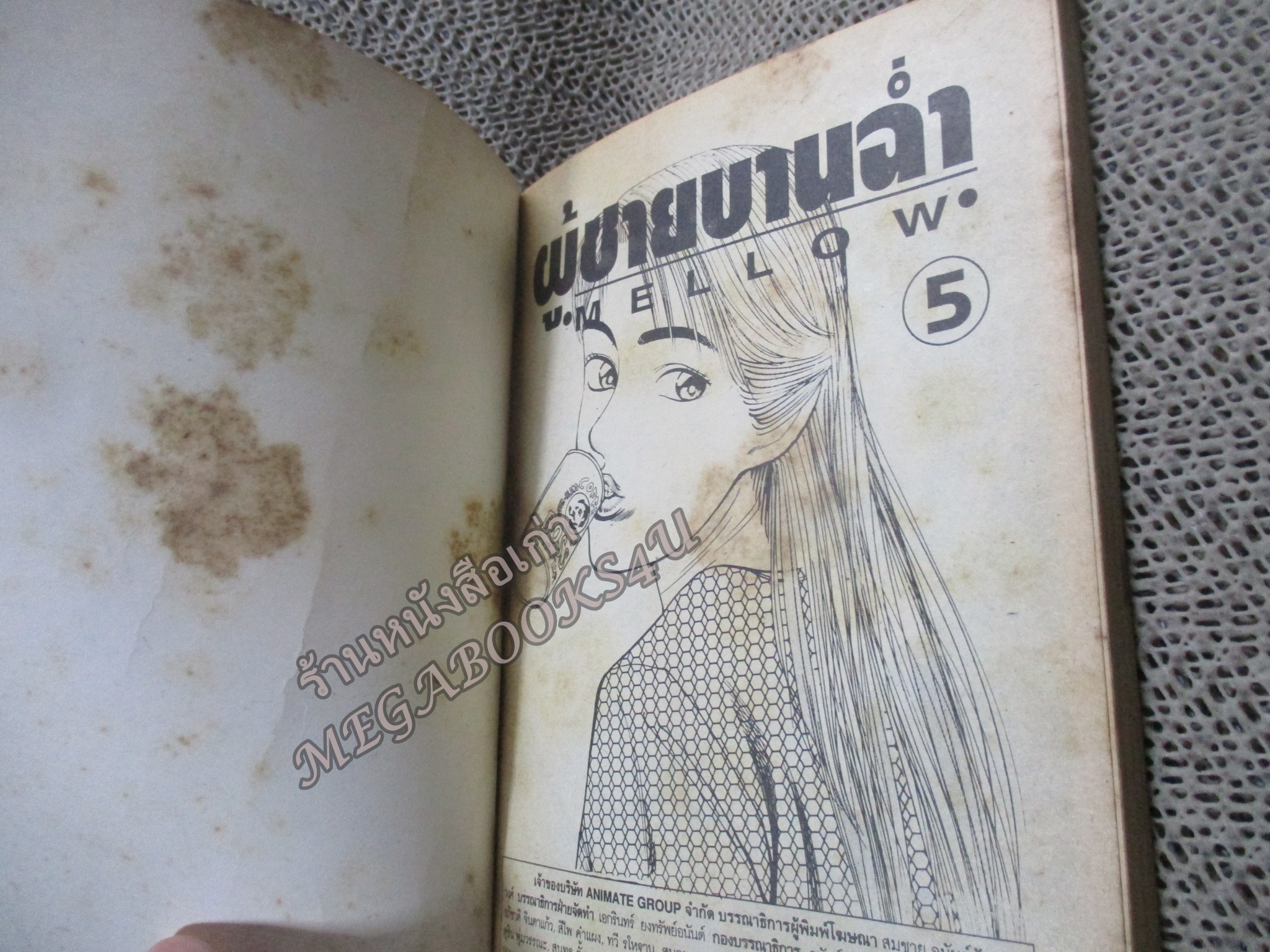 การ์ตูนบ้าน MELLOW ผู้ชายบานฉ่ำ เล่ม5 สนพ.Animate สภาพปานกลาง