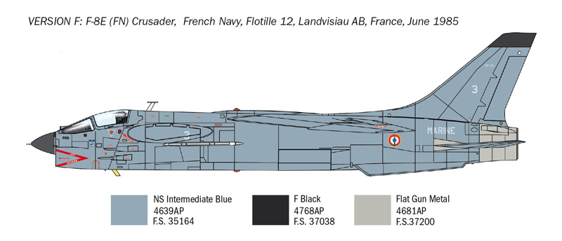 1/72 F-8E Crusader