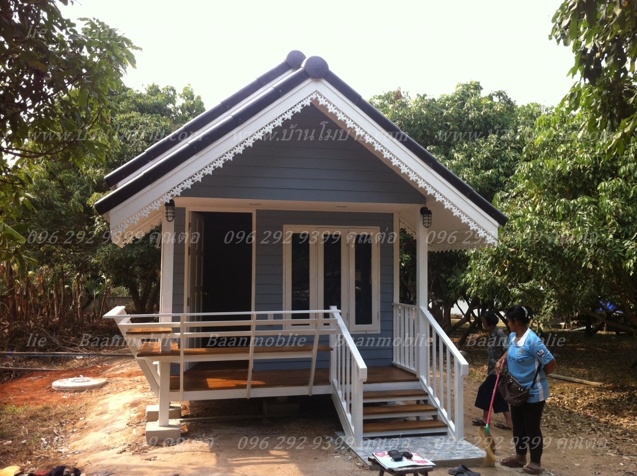 บ้านโมบายขนาด 3*6 เมตรระเบียง 1*3 เมตร (1 ห้องนอน 1 ห้องน้ำ)