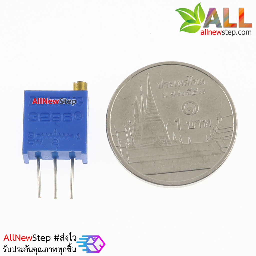 ตัวต้านทานปรับค่าได้ 5K แบบละเอียดหมุน 25 รอบ Trimpot 5 K 25 Turns 3296 Series Potentiometer Valiable Resisaor