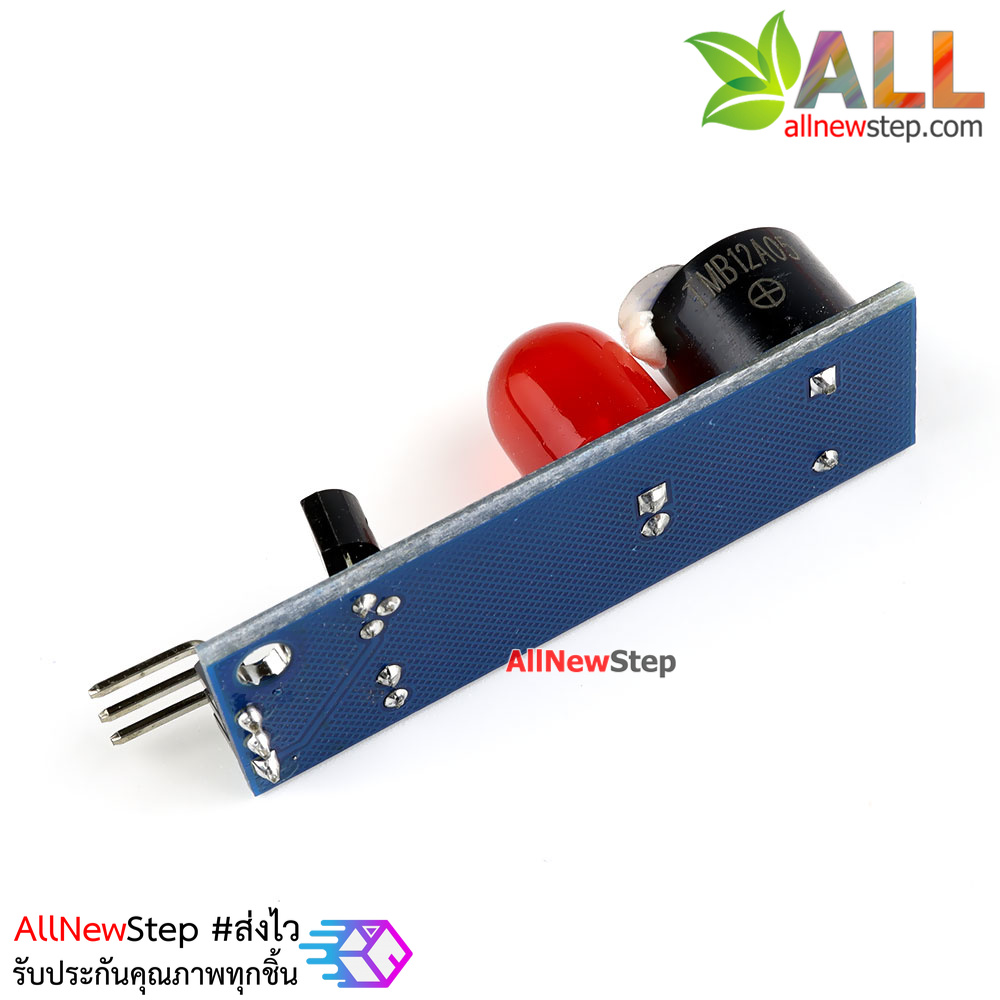 โมดูลแจ้งเตือนด้วยเสียง Buzzer และไฟ LED Sound and Light Alarm module