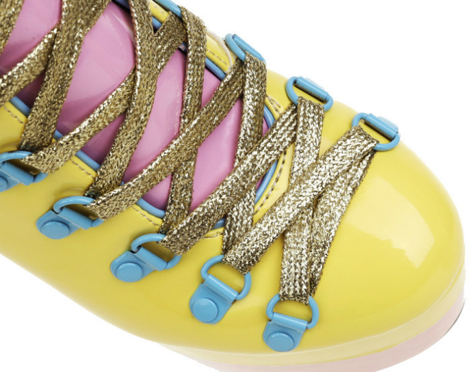 รองเท้าบูทสีพาสเทล ไซส์ 33-43 สีเหลือง/เขียว