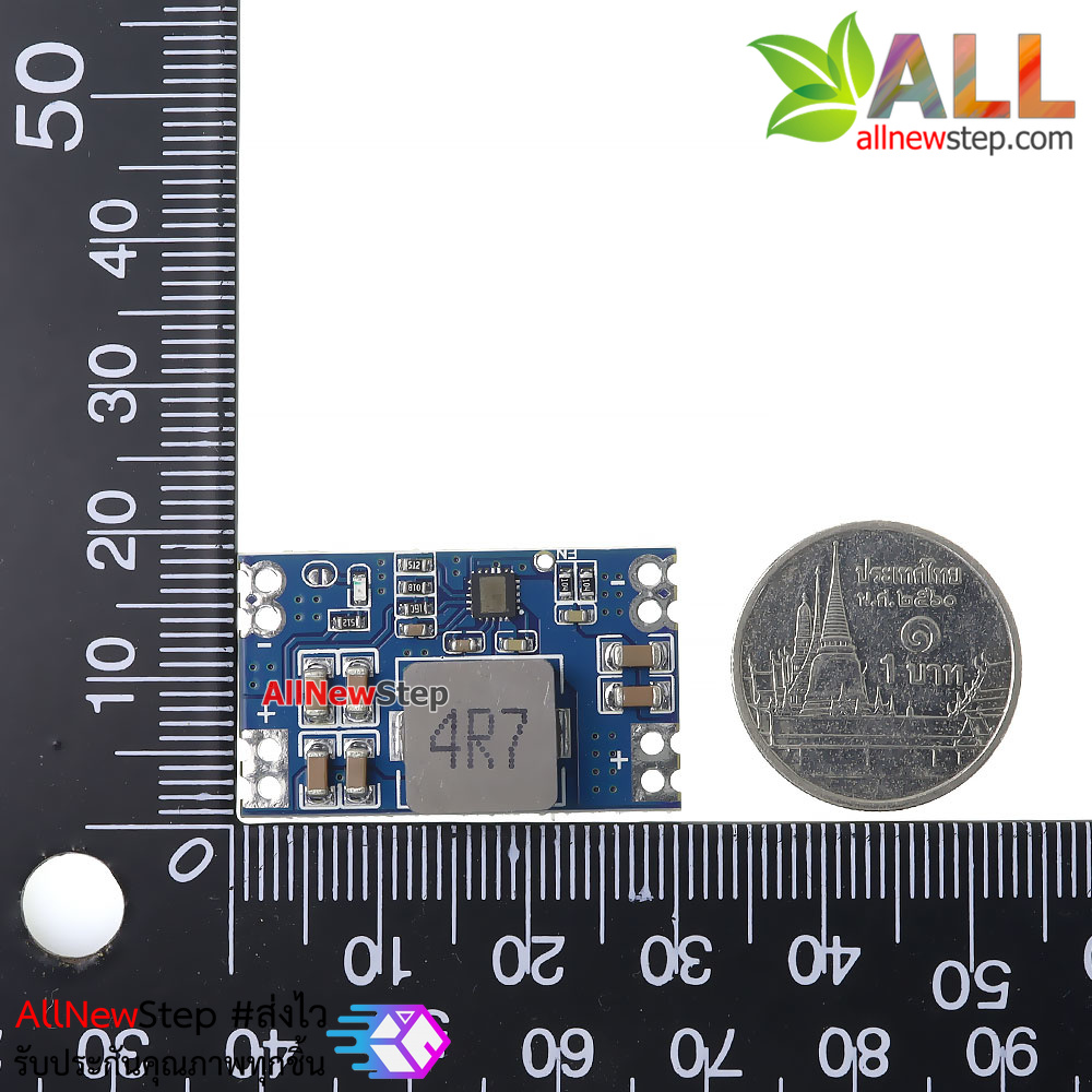โมดูลแปลงไฟลง Step down fix 9v ไฟเข้า 11-20V เป็น 9V กระแสต่อเนื่อง 1.4A พีคสูงสุด 4A