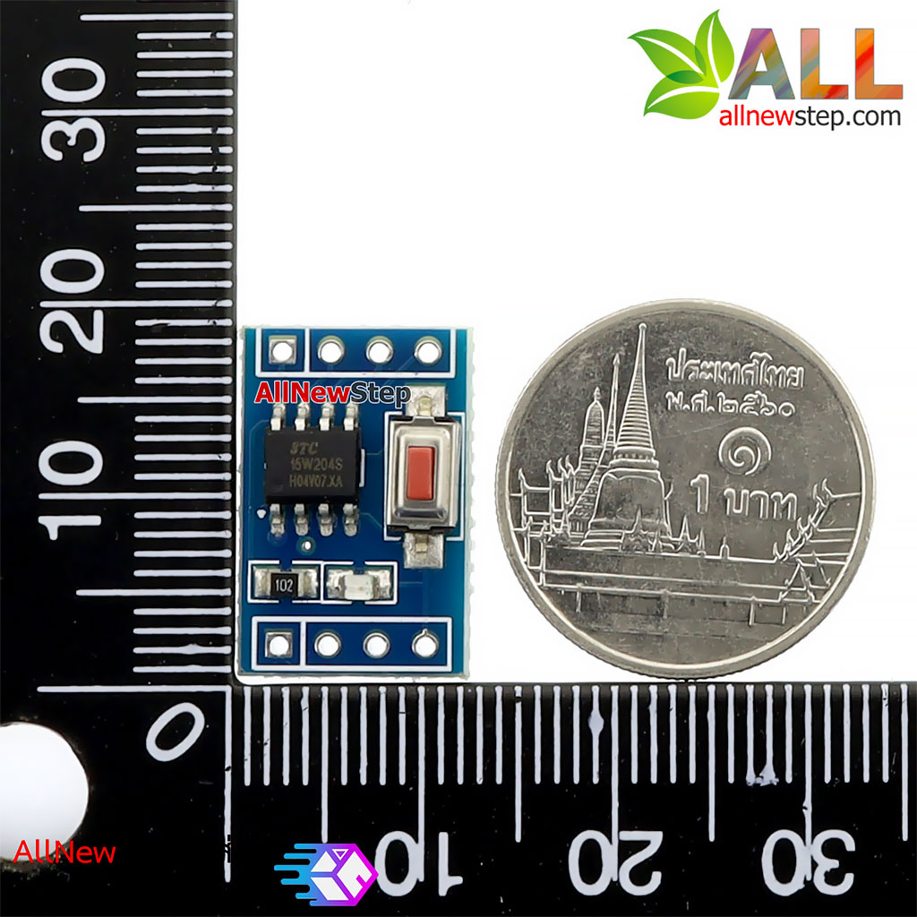 บอร์ด STC15W204S single chip minimal system board development board 51 STC15F104E