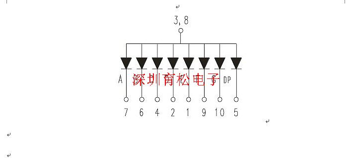 7 Segment 0.5 นิ้ว Common Anode 1digit Red ไฟ 7 segment 0.5 1 หลัก สีแดงแบบไฟบวกร่วม 41056W