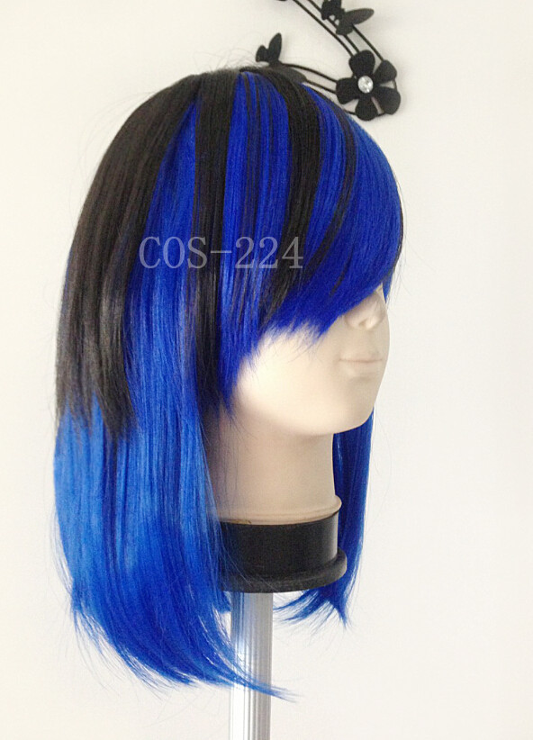 COS-224 วิกคอส ประไหล่ หน้าม้าปัด **สีตามนางเเบบ**