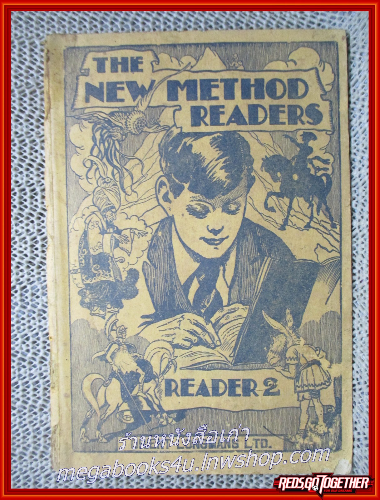 แบบเรียนภาษาอังกฤษ (เป็นภาษาอังกฤษ) THE NEW METHOD READERS READER 2 ปี1954 2497