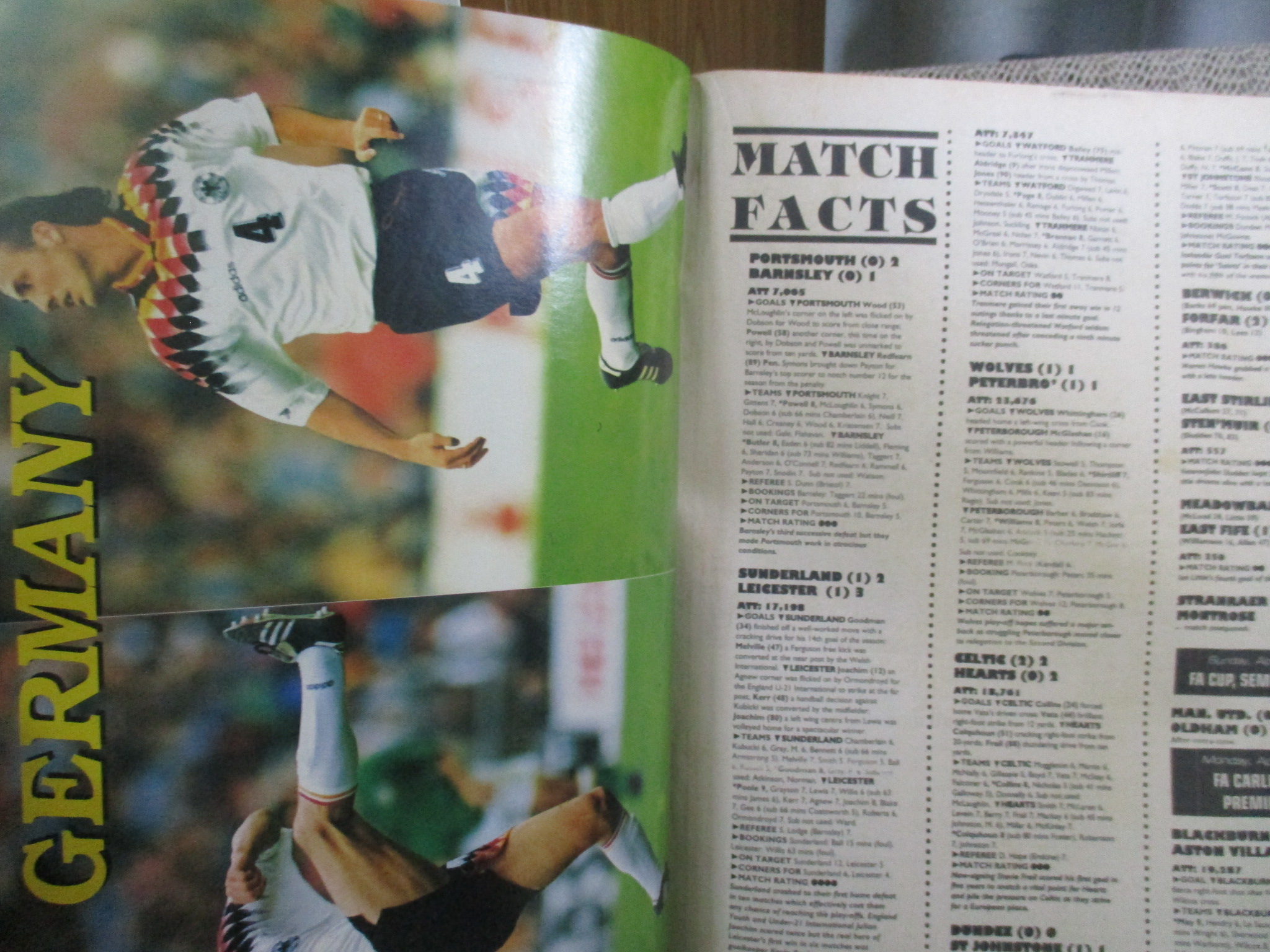 M09สตาร์ซอคเกอร์ ฉบับที่872 ปี2537 ปก โรมาริโอ หน้ากลาง การแข่งขันฟูตบอลโลก